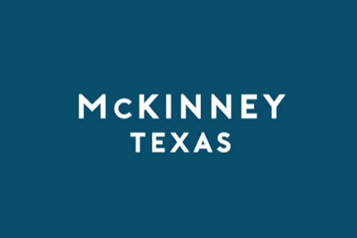 A plain blue background with white text in the center that reads, 